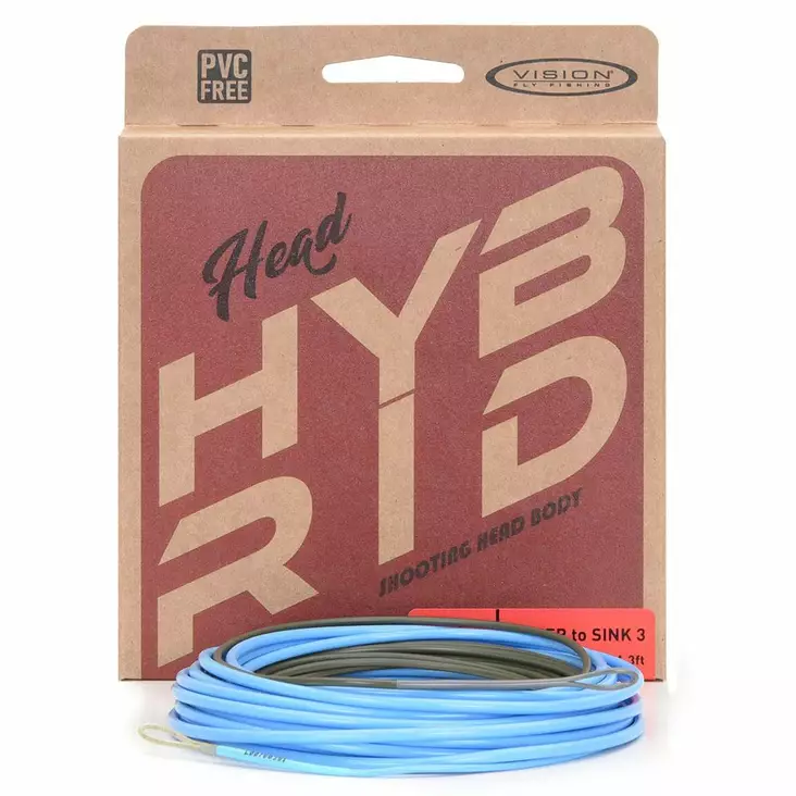 Vision Hybrid Inter to Sink3 Fishing Head - Single-Handed Rod Fly Lines - 6417512846677 - 1