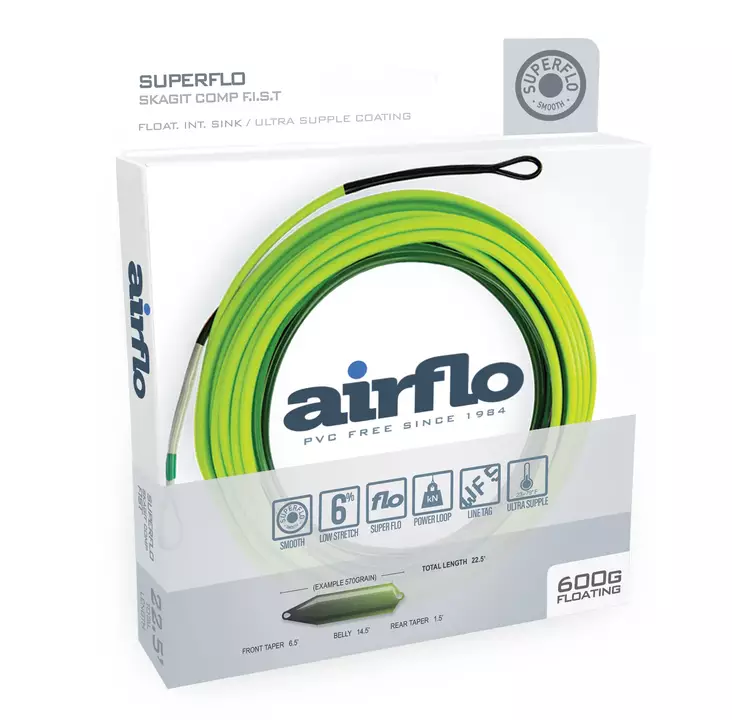Airflo Superflo Skagit Compact First Fly Line - Fly Lines for Two-Handed Rods - 614910107928 - 1