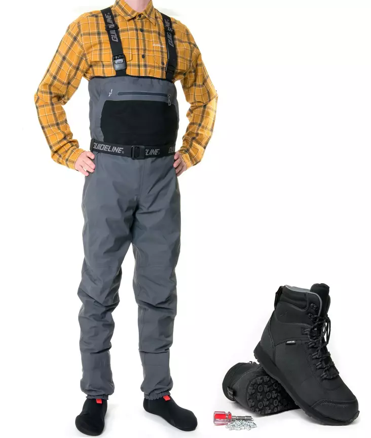 Guideline Kaitum XT vadarbukser och Guideline Kaitum vadarskor - vadarpaket - Vadarlånga byxor + sko -erbjudandepaket - KaitumSKaitum8 - 1