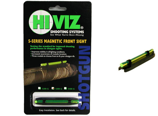 HiViz S200-G fiberoptisk sikte för hagelgevär grön - Fiberkorn för hagelgevär - 613485584578 - 1