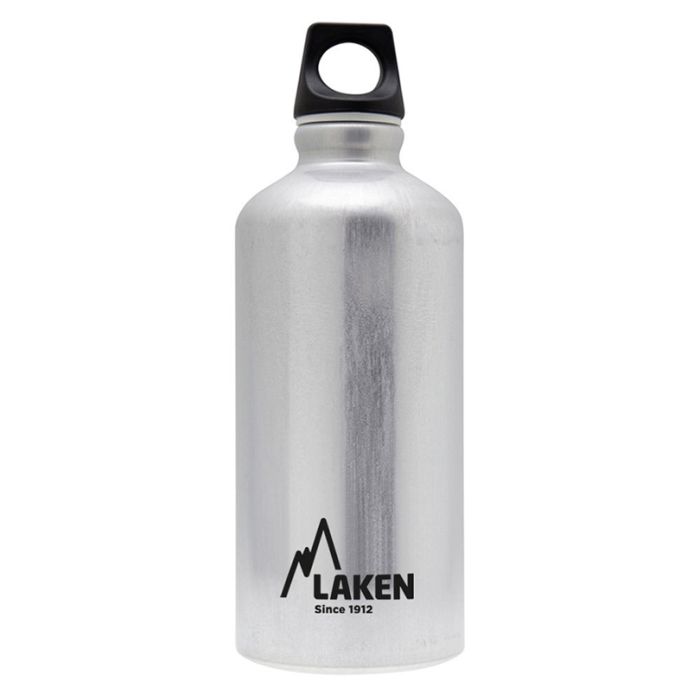 Laken Futura Aluminum Water Bottle 0.6L, Silver - Outdoor Dining - 8412544007308 - 1