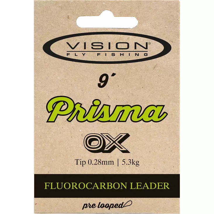 Vision Prisma 9ft/270cm Fluorocarbon Taperad Tafs - Konerullar - 6417512826358 - 1