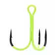 BKK 21-UVC Spear Treble UV-Chartreuse Treble Hook - Locks, Scissors, Wigs, and Small Accessories - 6941780919479 - 1