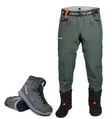 Guideline Laxa Waist Waders and Guideline Alta NGx Felt Wading Boots - Wading Package - Waders + Boot Offer Packages - LaxaWSAltaH9 - 1