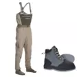 Vision Scout Strip 2.0 vadarbyxor och Vision Atom vadarskor med filt - vaderpaket - Vadarlånga byxor + sko -erbjudandepaket - ScoMAtoH9 - 1
