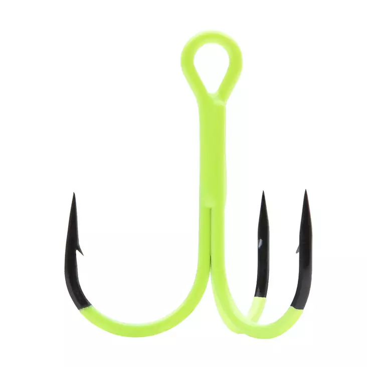 BKK 21-UVC Spear Treble UV-Chartreuse Treble Hook - Locks, Scissors, Wigs, and Small Accessories - 6941780919479 - 1