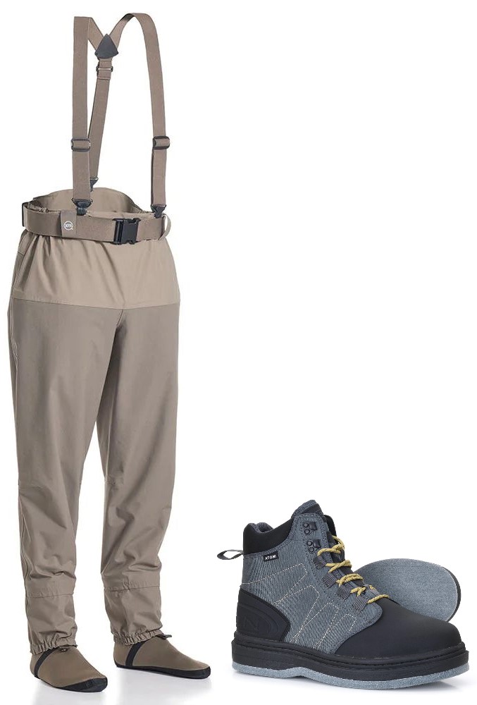 Vision Scout 2.0 Guiding vadarbyxor + Vision Atom filtvadarstövlar - vadarpaket - Vadarlånga byxor + sko -erbjudandepaket - ScouSAtoH9 - 1