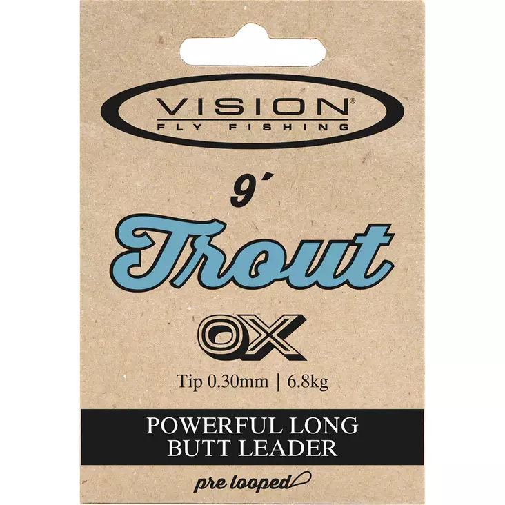 Vision Trout 9ft/270cm Tapered Leader - Tapered Leaders - 6417512300919 - 1